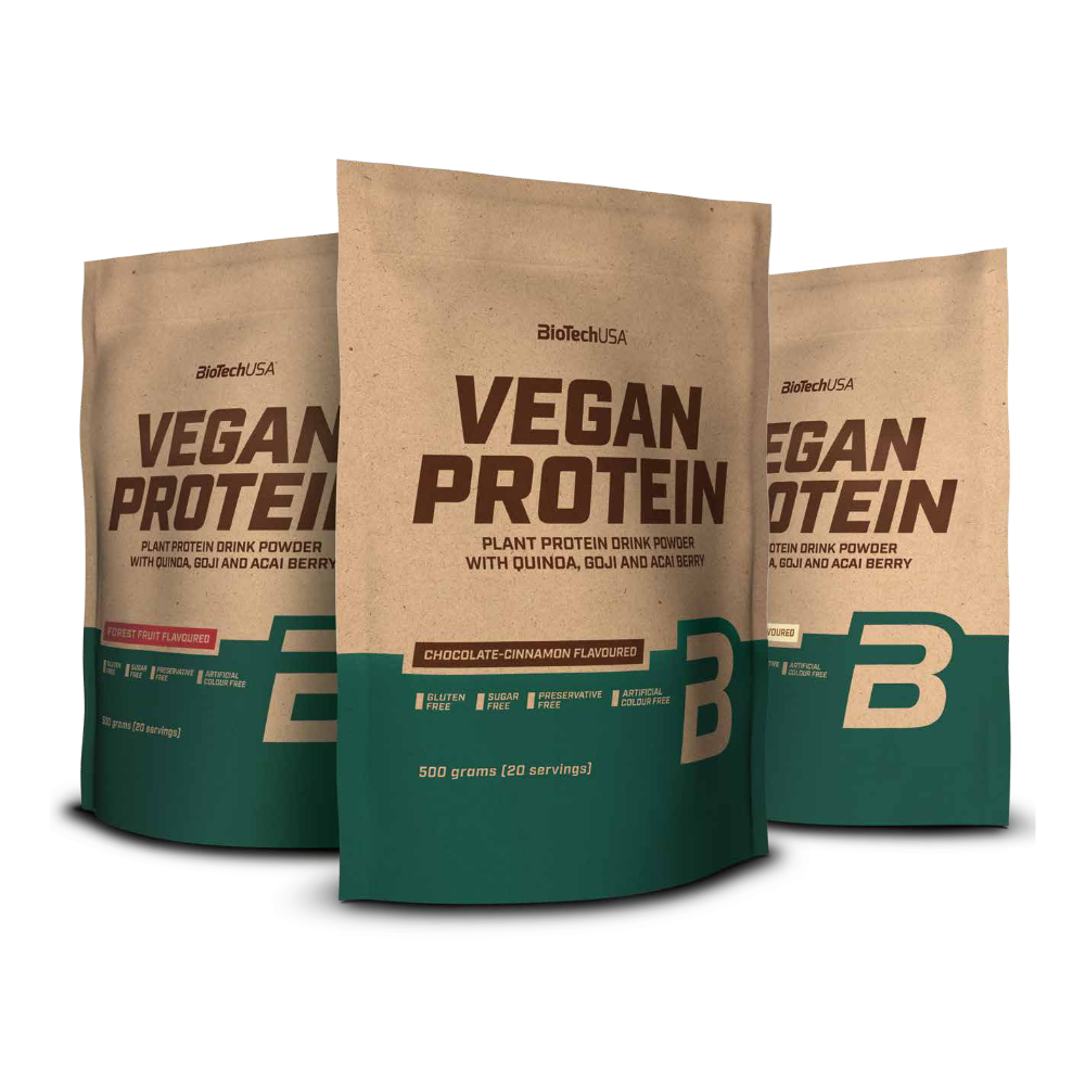 Brug BioTechUSA Vegan Protein 500g til en forbedret oplevelse