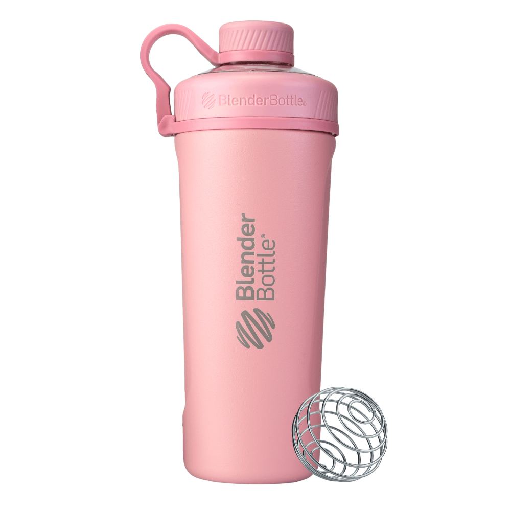 Se Blender Bottle Radian Insulated Stainless Steel 770ml - Rosé Pink hos Muscle House