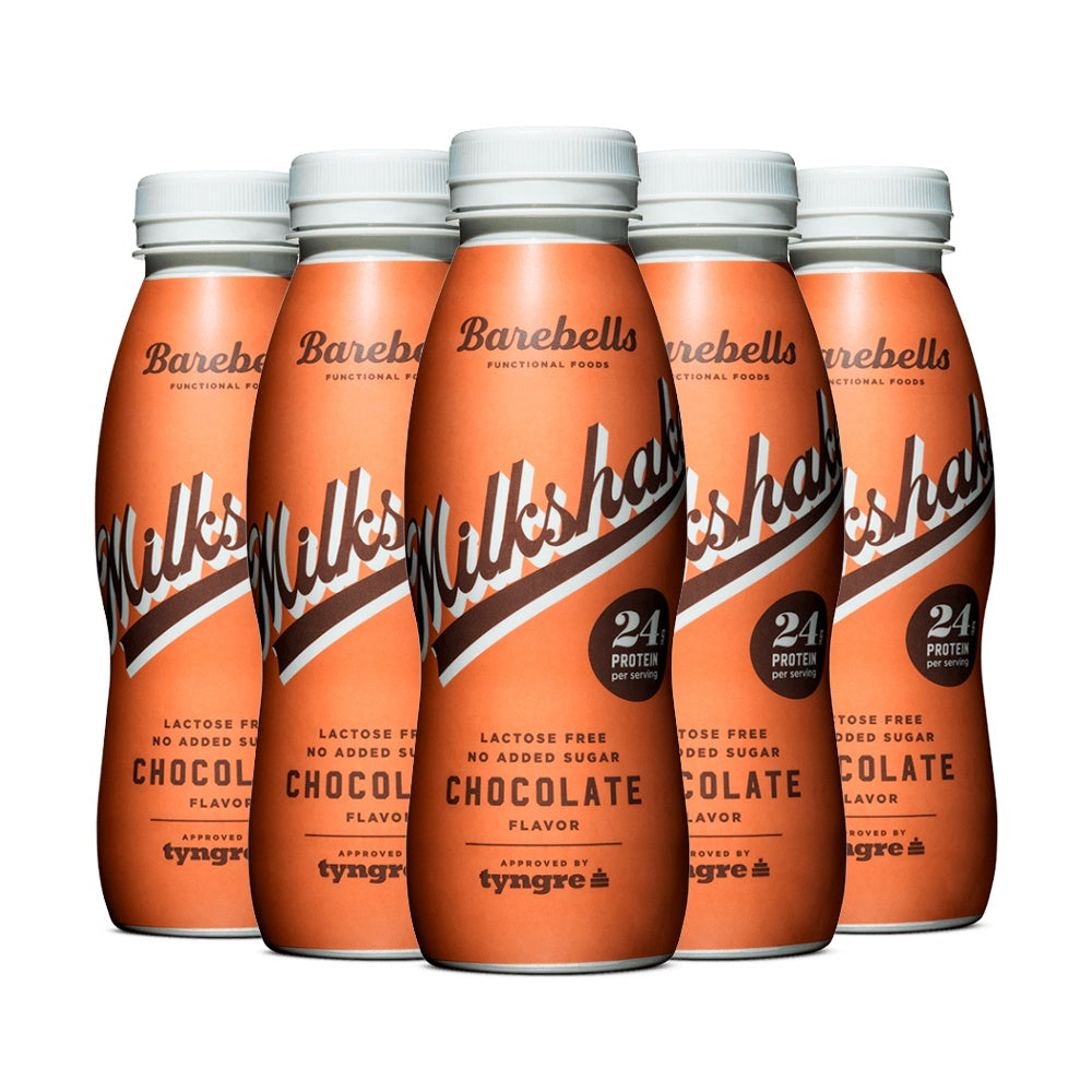 Brug Barebells Milkshake Chocolate (5x 330ml) til en forbedret oplevelse