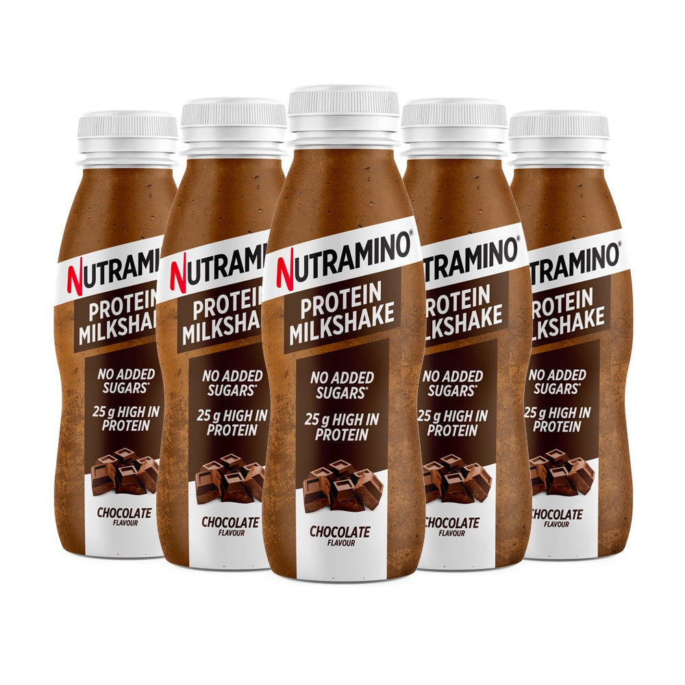 Se Nutramino Protein Milkshake Chocolate (5x330ml) hos Muscle House