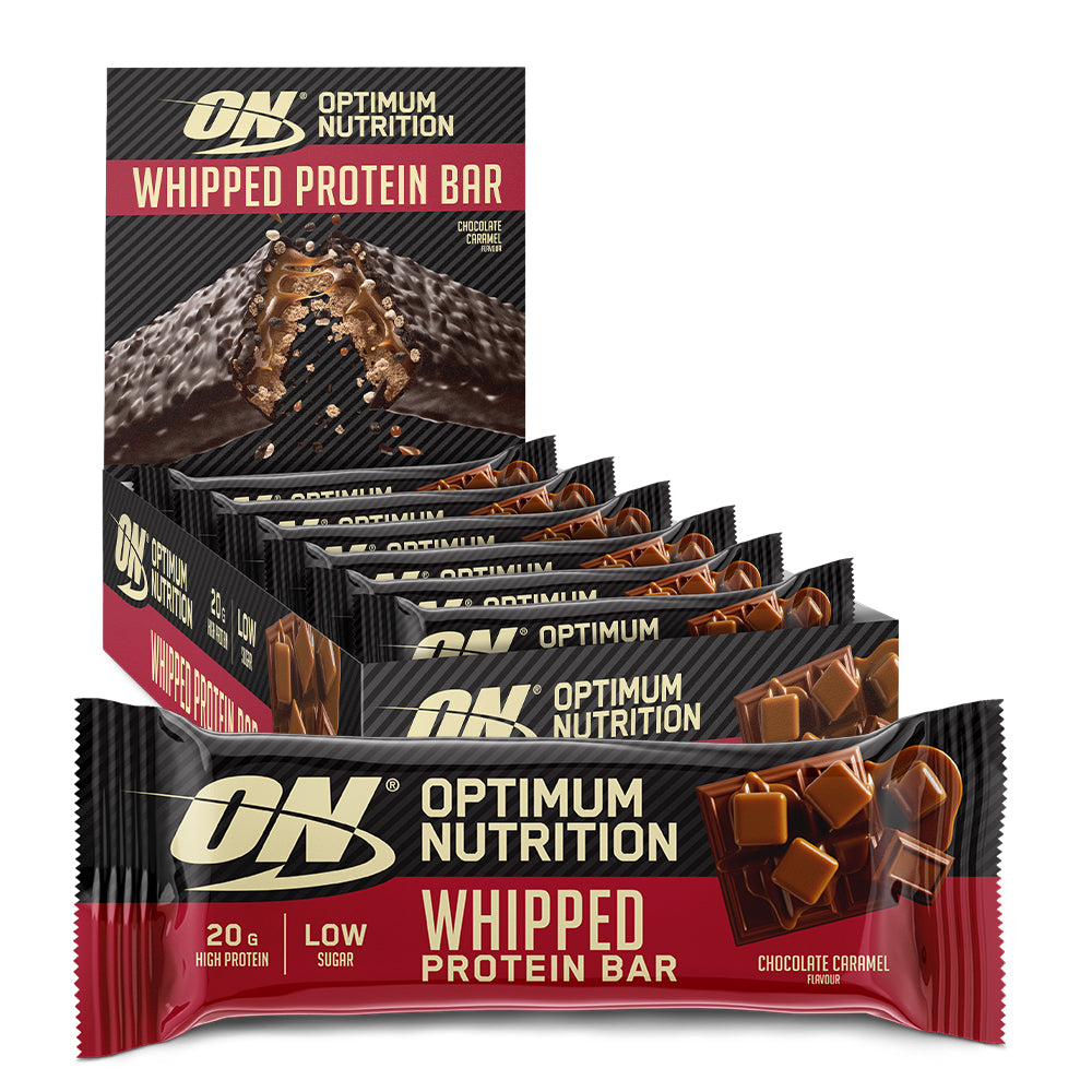 Billede af Optimum Nutrition Whipped Protein Bar - Chocolate Caramel (10x60 g)