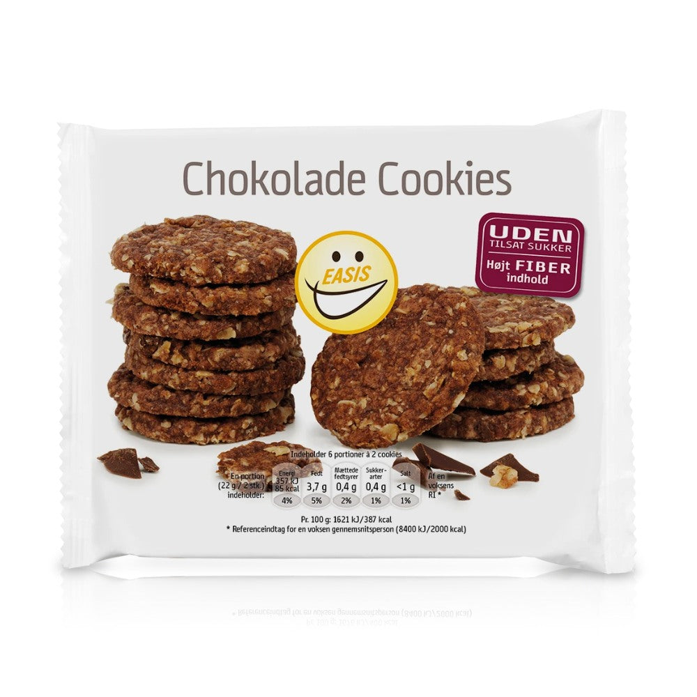 Brug EASIS Chokolade Cookies 132g til en forbedret oplevelse