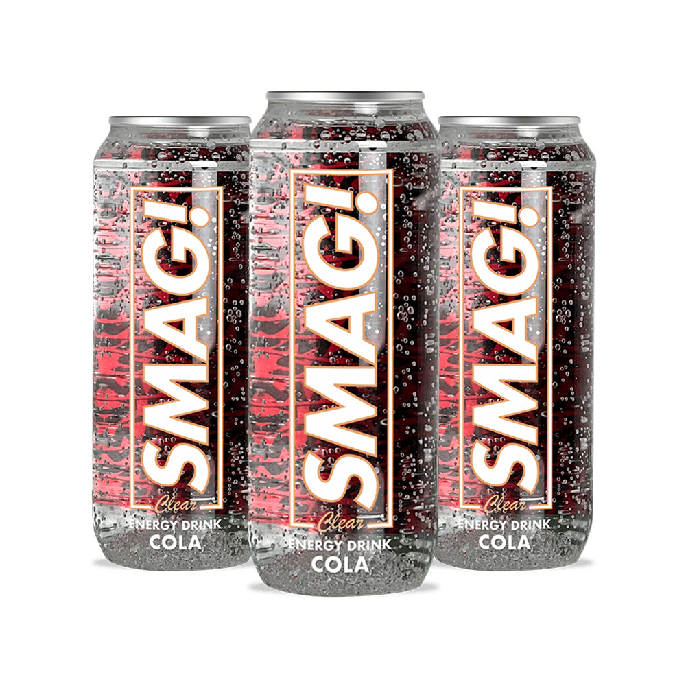 Brug SMAG! Clear Energy Drink - Cola (24x 500 ml) til en forbedret oplevelse
