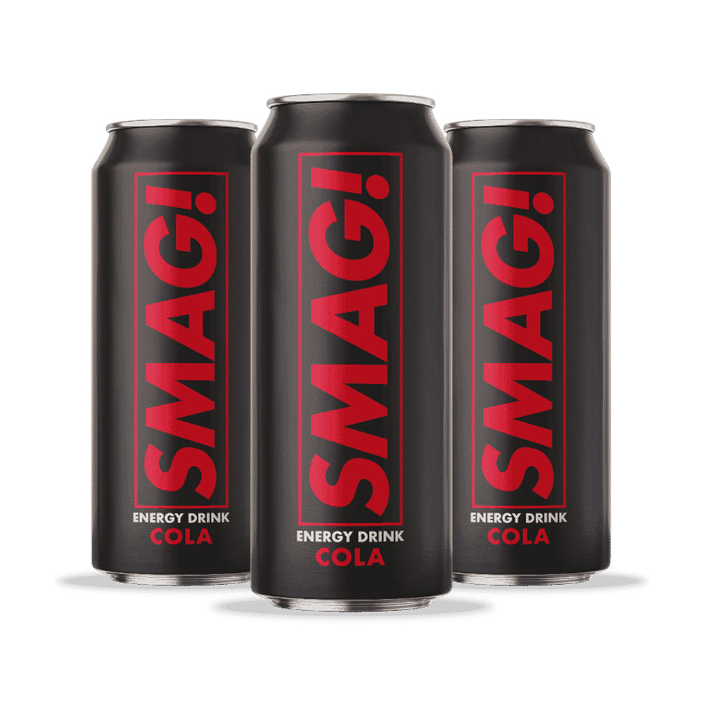 Brug SMAG! Energy Drink - Cola (24x 500 ml) til en forbedret oplevelse