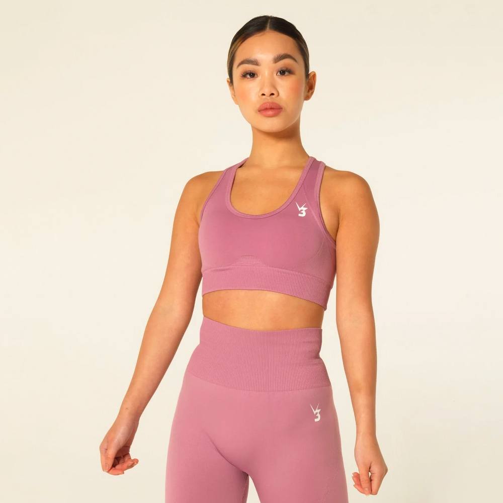 Brug V3 Apparel Curve Seamless Sports Bra - Pink til en forbedret oplevelse