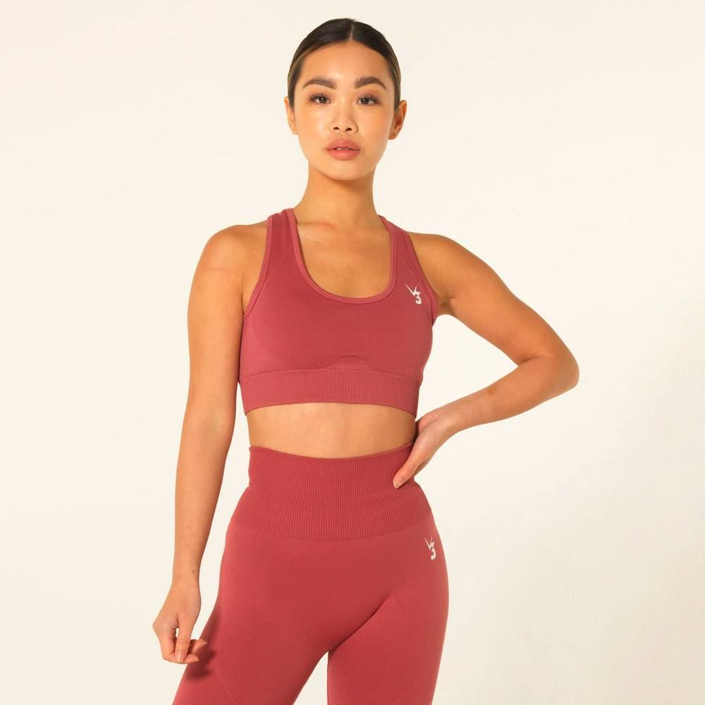 Brug V3 Apparel Curve Seamless Sports Bra - Rose til en forbedret oplevelse