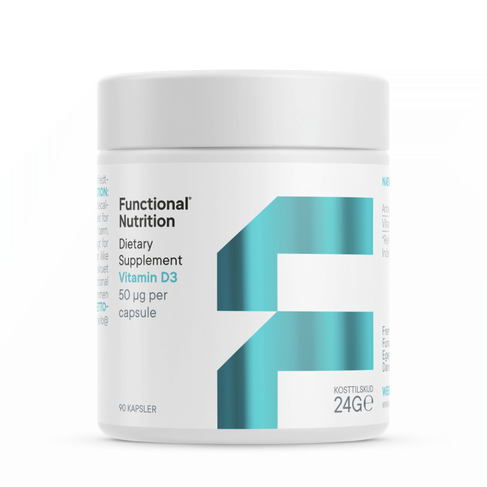 Brug Functional Nutrition Vitamin D3 (90 stk) til en forbedret oplevelse