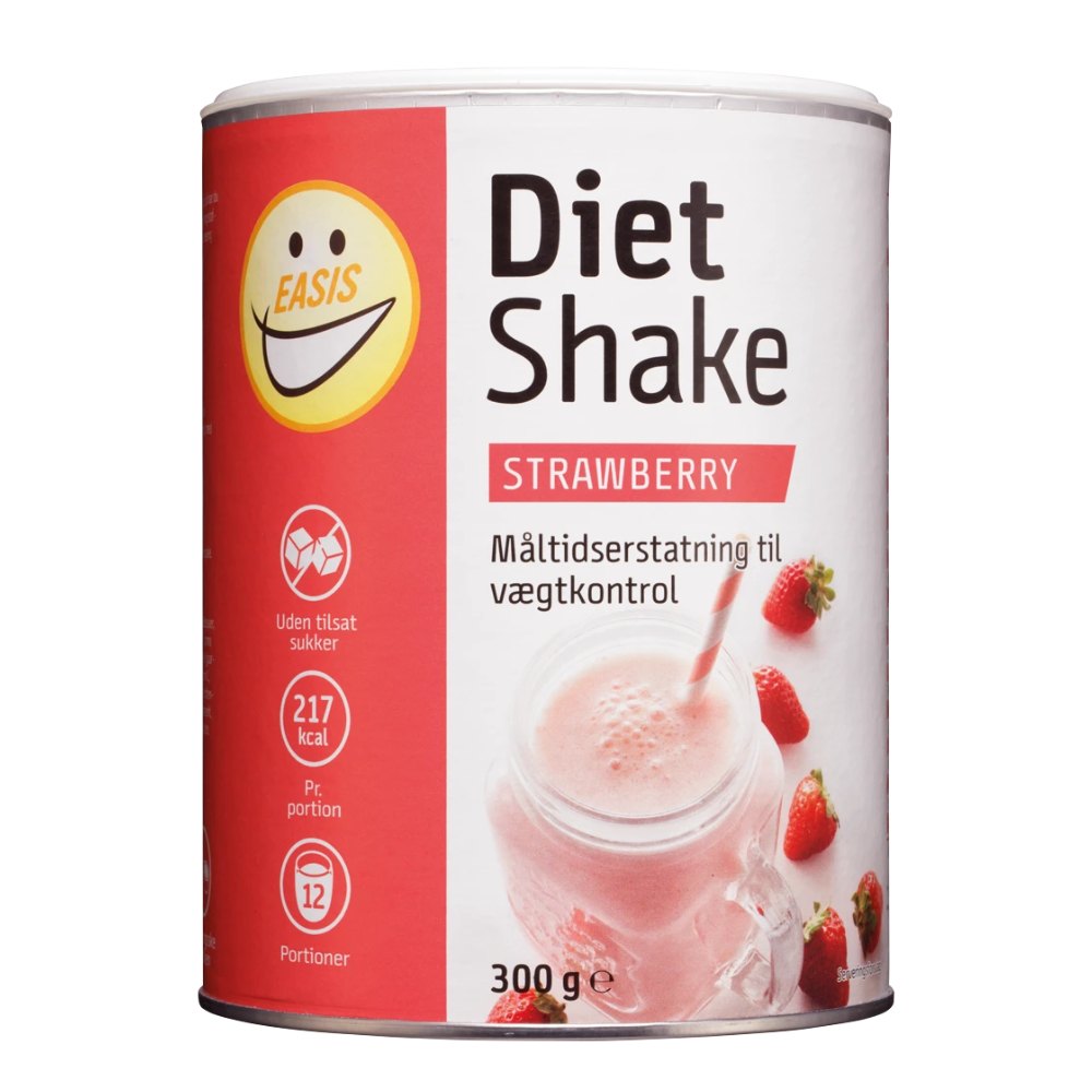 Brug EASIS Diet Shake Jordbær 300g til en forbedret oplevelse