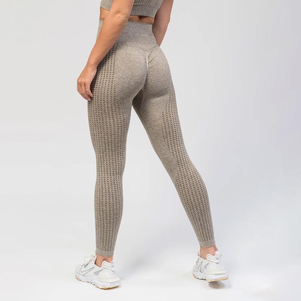 Brug V3 Apparel Empower Seamless Scrunch Leggings  -  Beige Marl til en forbedret oplevelse