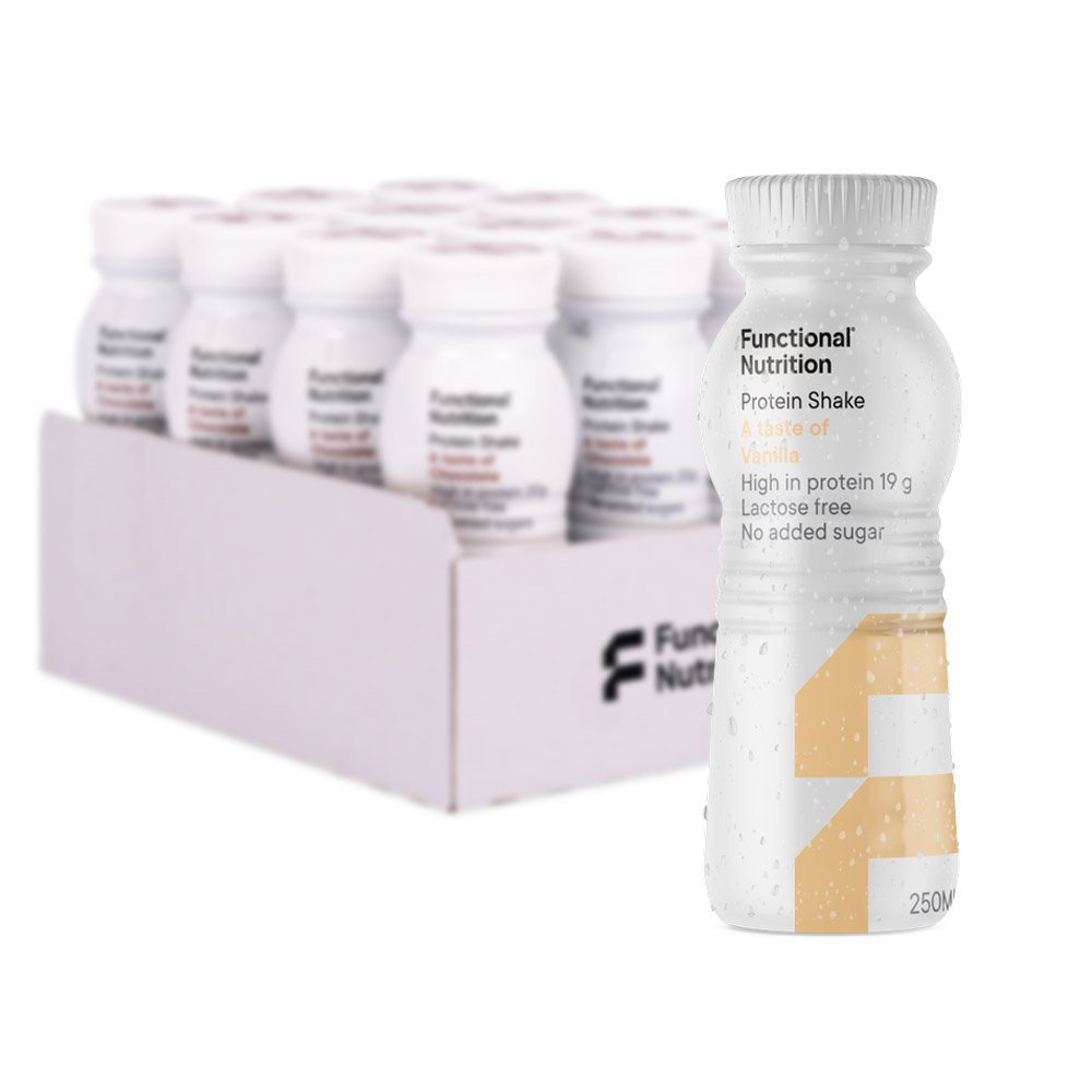Brug Functional Nutrition Protein Shake Vanilla - 12x 250ml til en forbedret oplevelse