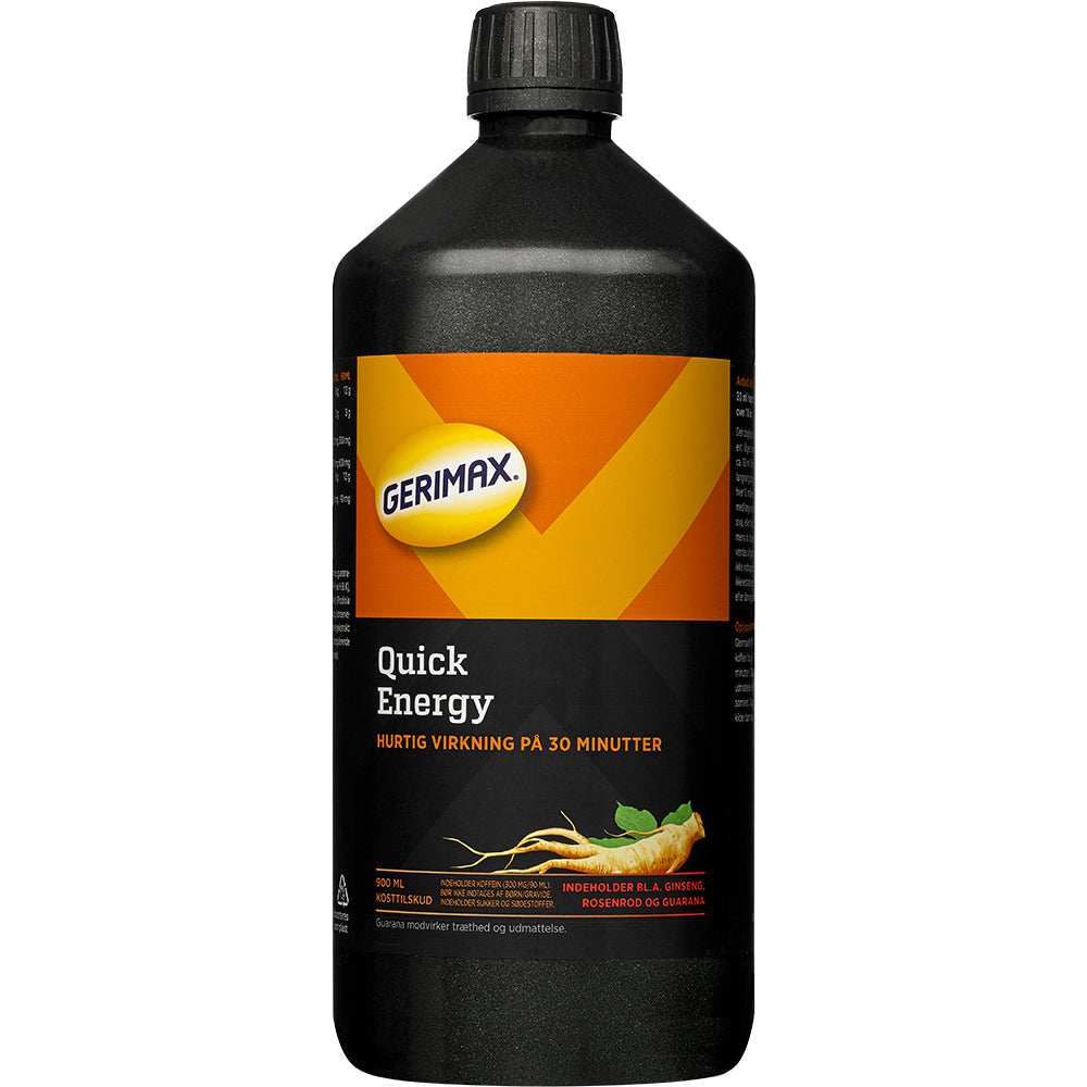 Brug Gerimax Quick Energy (900 ml) til en forbedret oplevelse