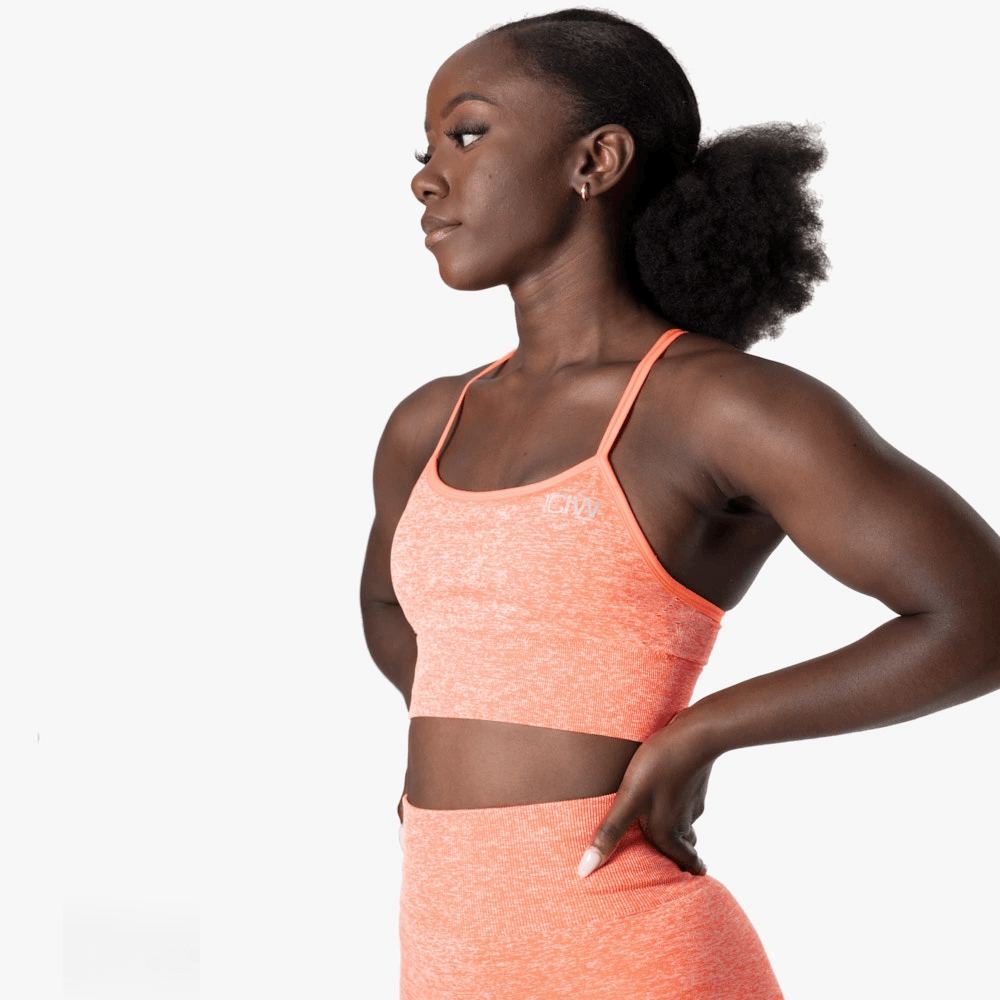 Brug ICANIWILL Queen Mesh Sports Bra Neon Orange til en forbedret oplevelse