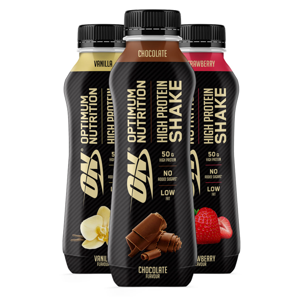 Brug Optimum Nutrition Protein Shake (330 ml) til en forbedret oplevelse