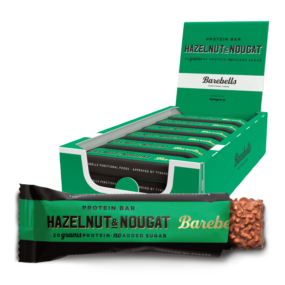 Billede af Barebells Protein Bar - Hazelnut & Nougat (12x 55g)