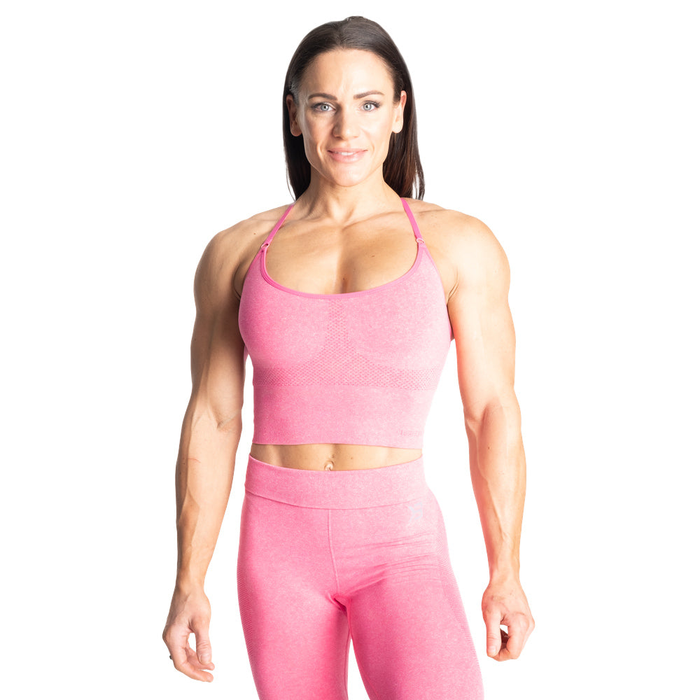 Brug Better Bodies Astoria Seamless Bra Hotpink Melange til en forbedret oplevelse