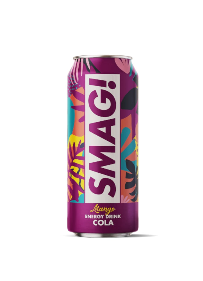 Brug SMAG! Energy Drink - Mango Cola (500 ml) til en forbedret oplevelse