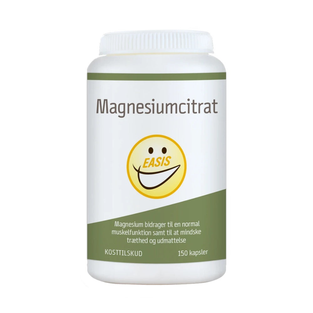 Brug EASIS Kosttilskud - Magnesiumcitrat (150stk) til en forbedret oplevelse