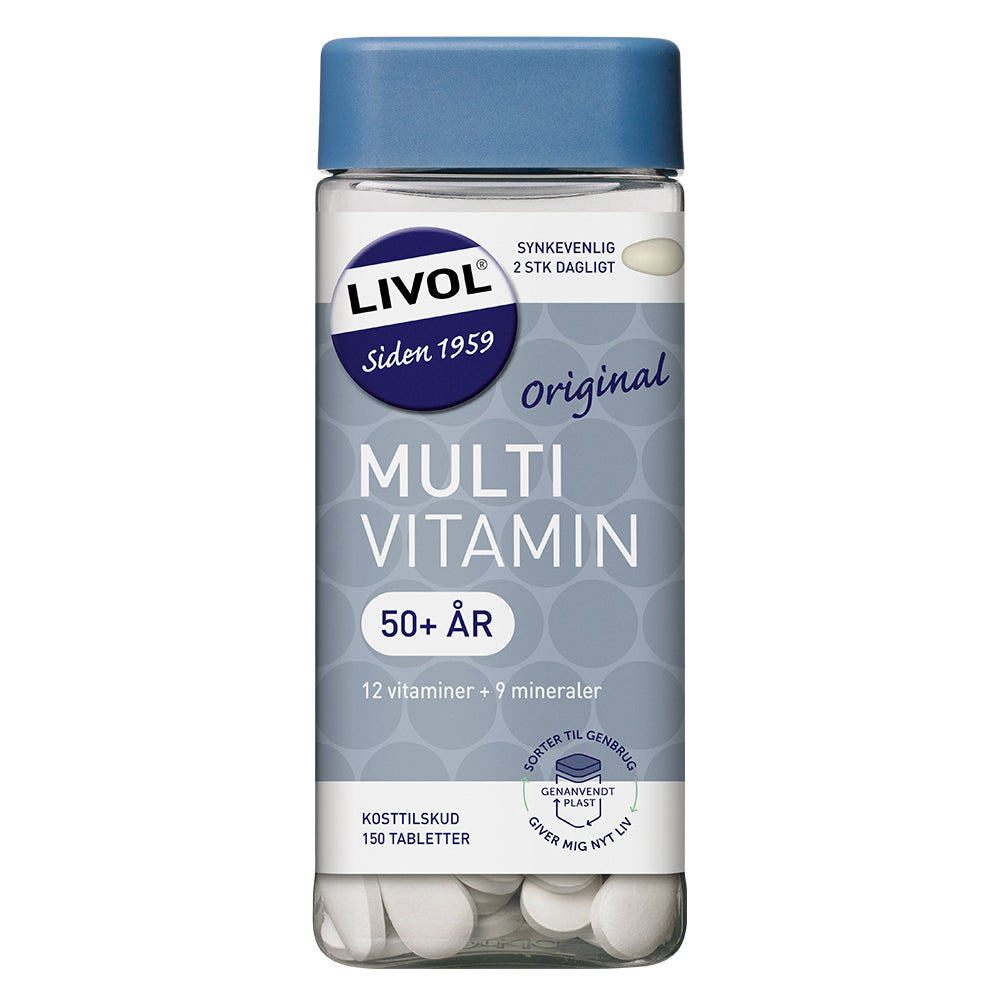 Billede af Livol Multivitamin 50+ (150 stk)