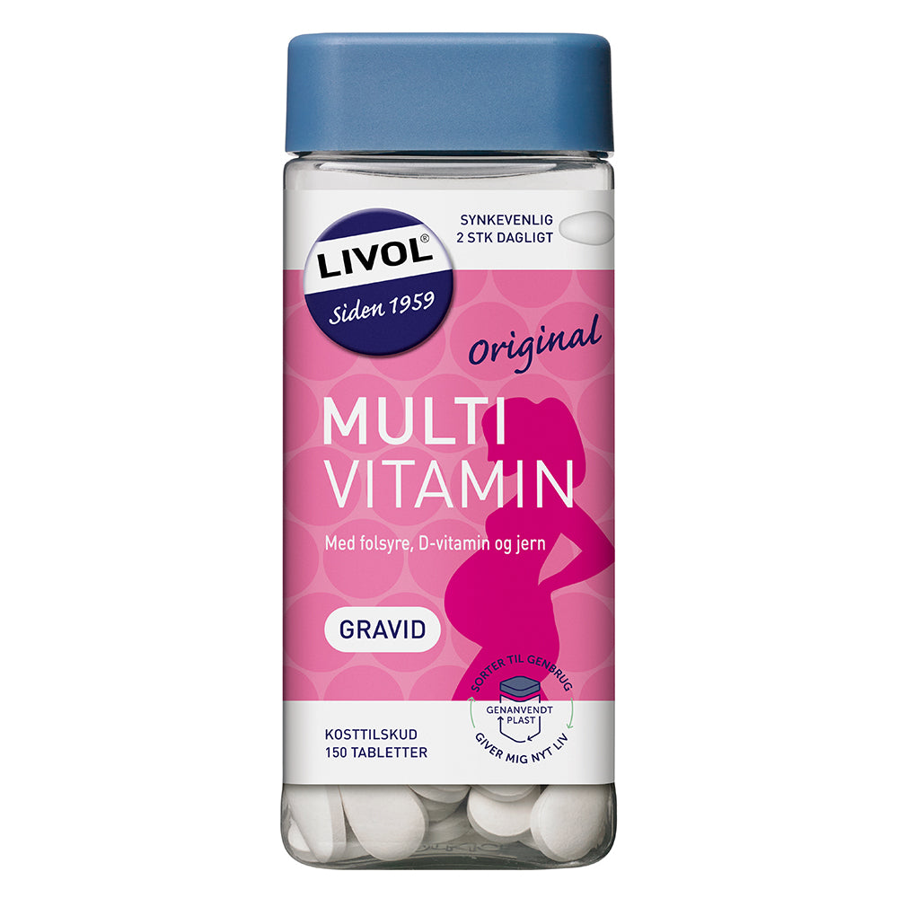 Brug Livol Multivitamin Gravid (150 stk) til en forbedret oplevelse