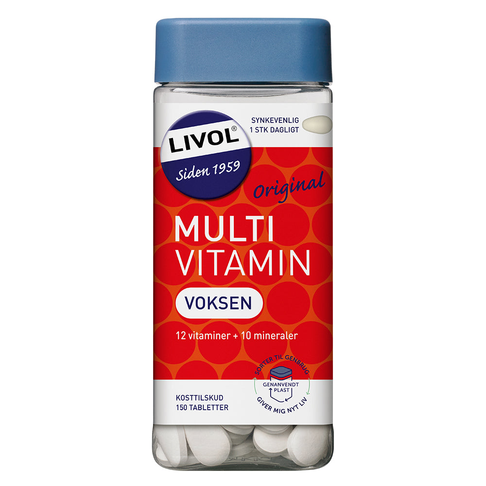 Billede af Livol Multivitamin Voksen (150 stk)