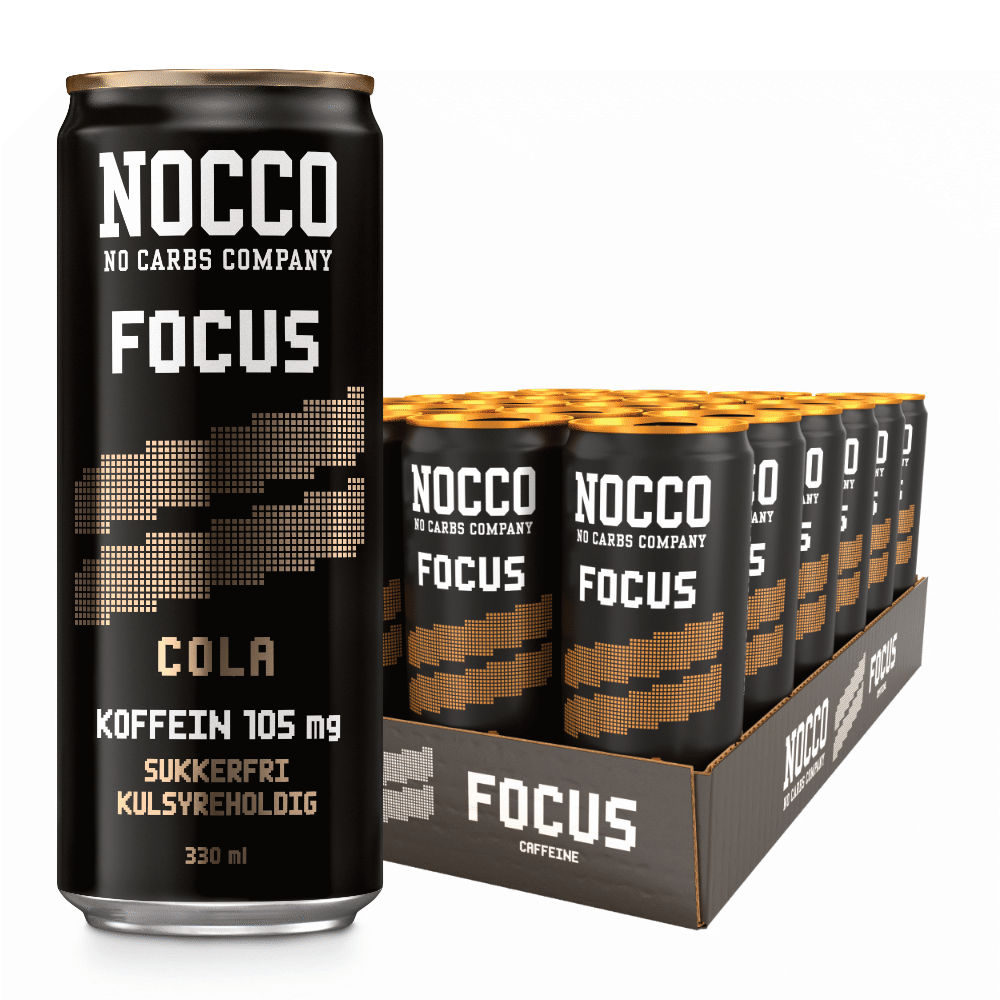 Brug NOCCO Focus - Cola (24x 330ml) til en forbedret oplevelse