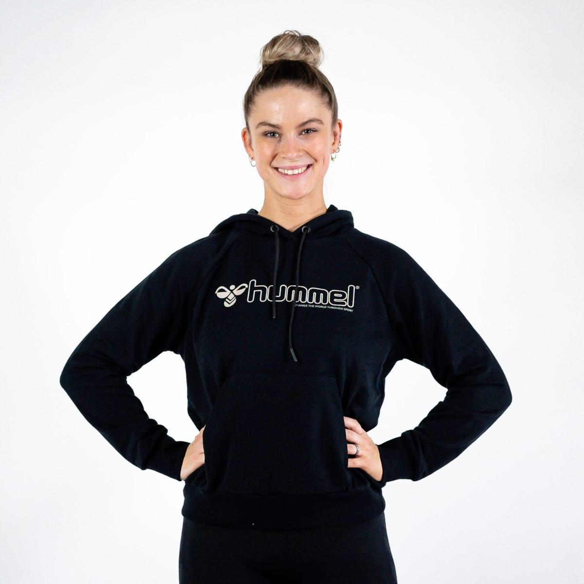 Billede af Hummel NONI Hoodie - Black/Humus