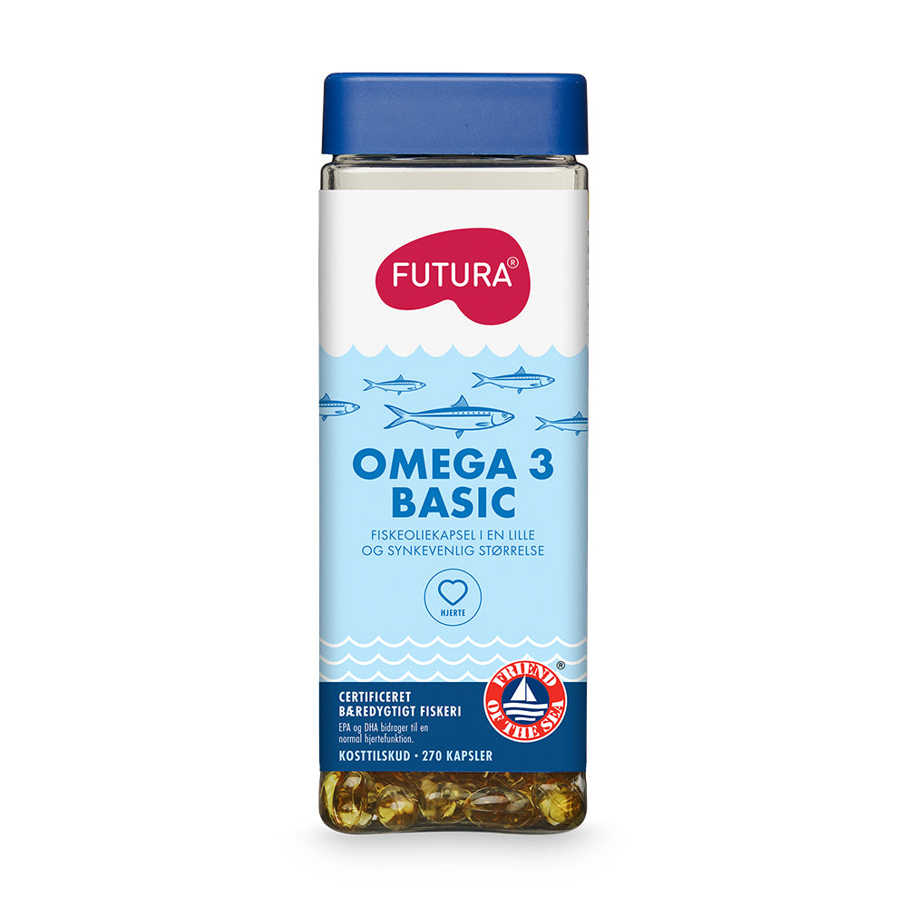 Brug Futura Omega 3 Basic (270 stk) til en forbedret oplevelse