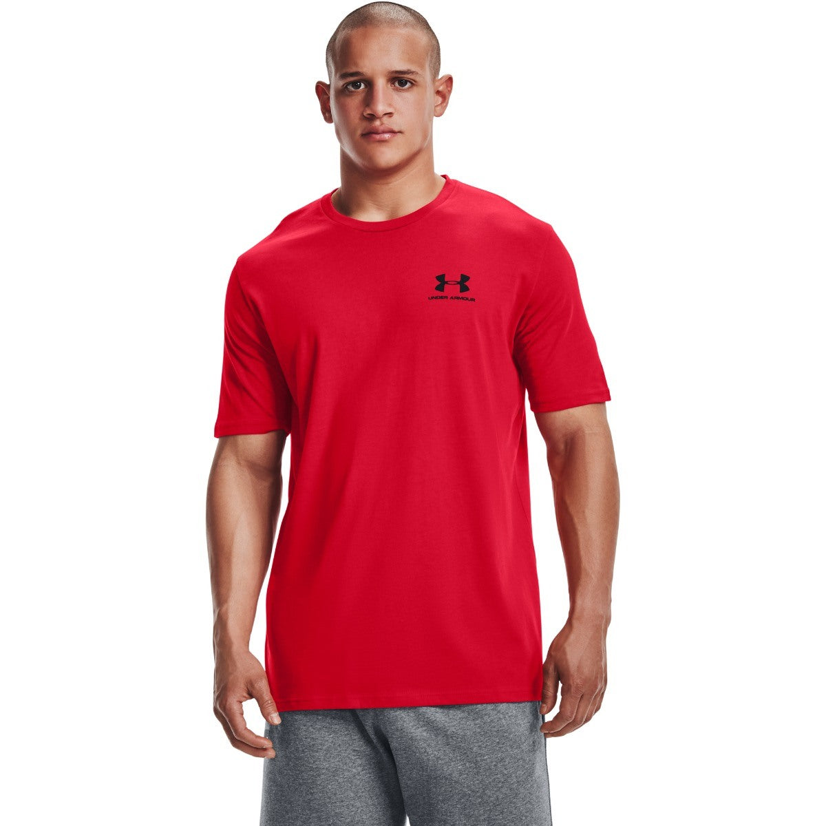 Brug Under Armour Sportstyle LC SS - Red/Black til en forbedret oplevelse