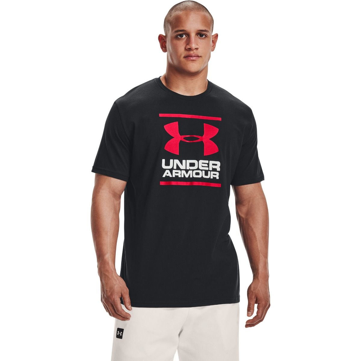 Brug Under Armour GL Foundation SS T - Black/White/Red til en forbedret oplevelse