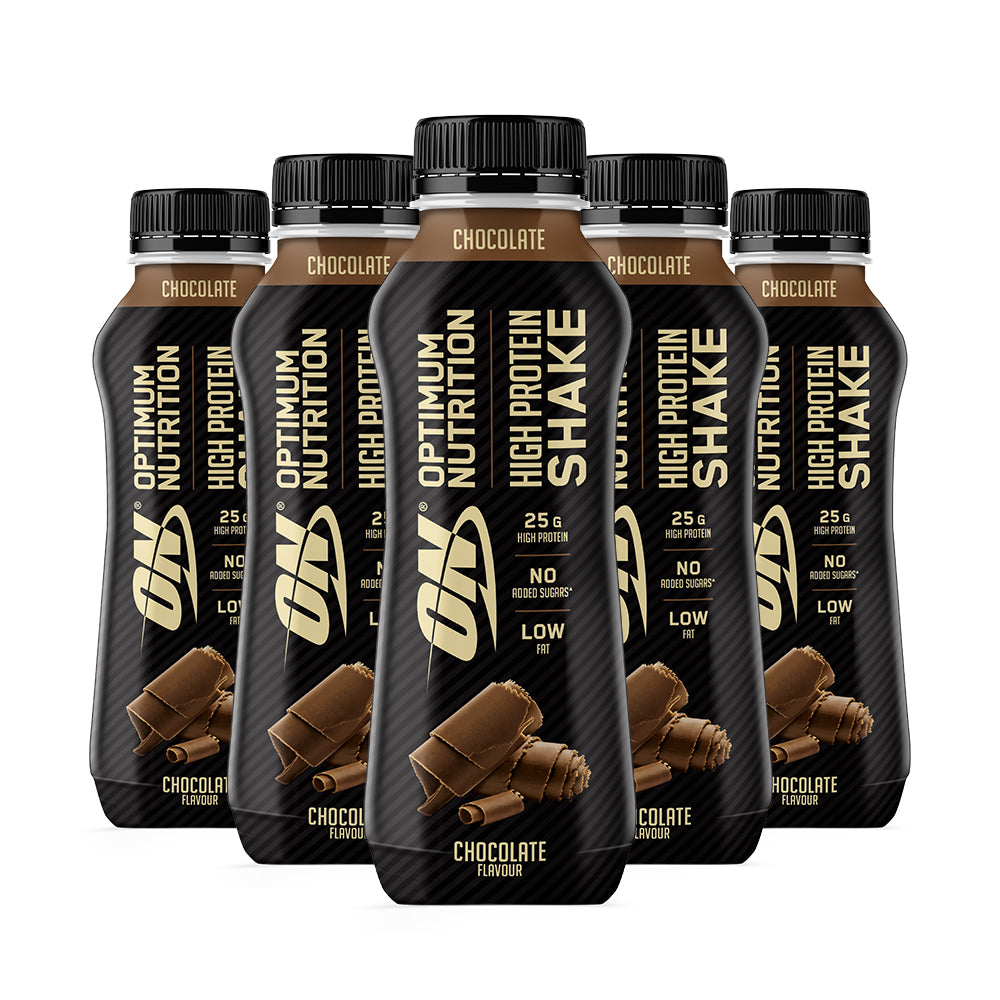 Brug Optimum Nutrition Protein Shake (5x330 ml) - Chocolate til en forbedret oplevelse