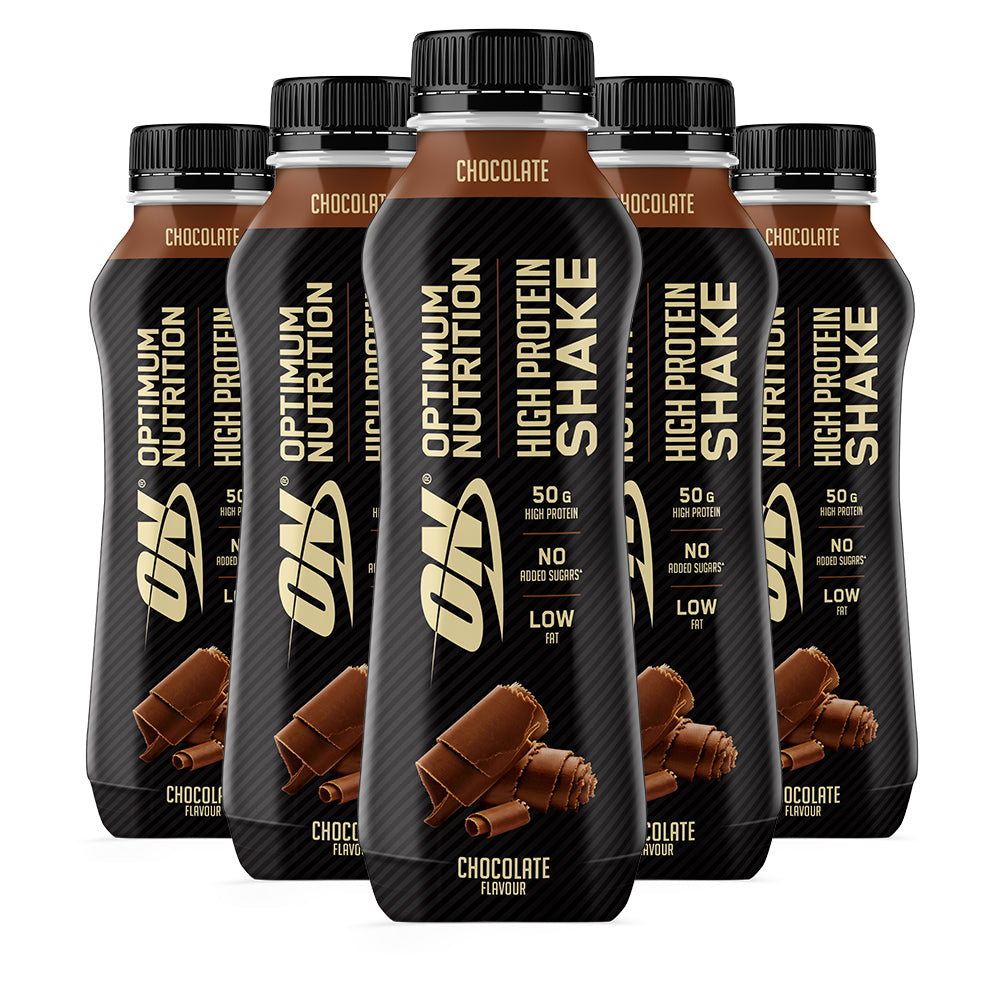 Brug Optimum Nutrition Protein Shake (5x500 ml) - Chocolate til en forbedret oplevelse