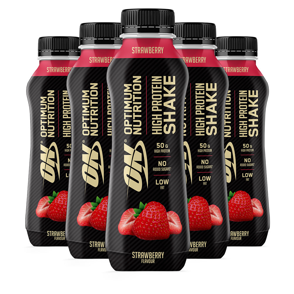 Brug Optimum Nutrition Protein Shake (5x500 ml) - Strawberry til en forbedret oplevelse