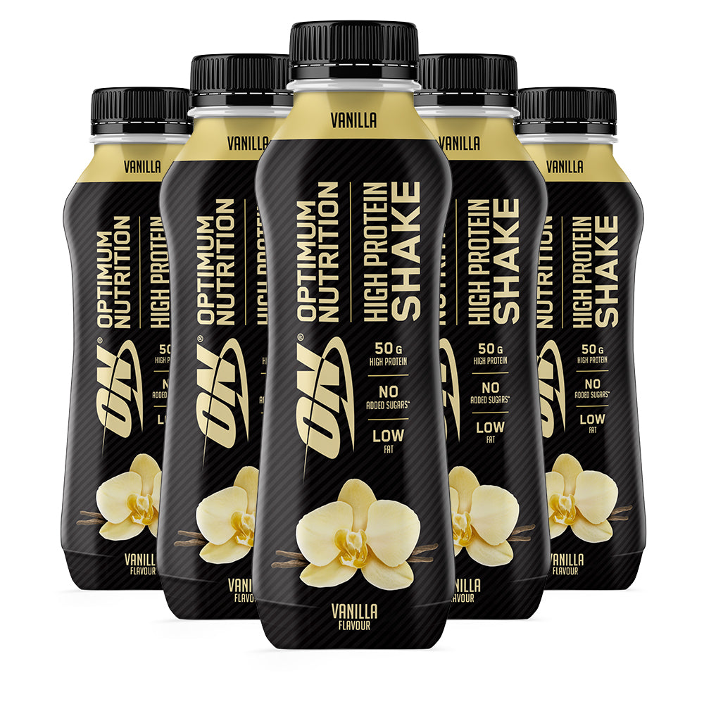 Se Optimum Nutrition Protein Shake (5x500 ml) - Vanilla hos Muscle House