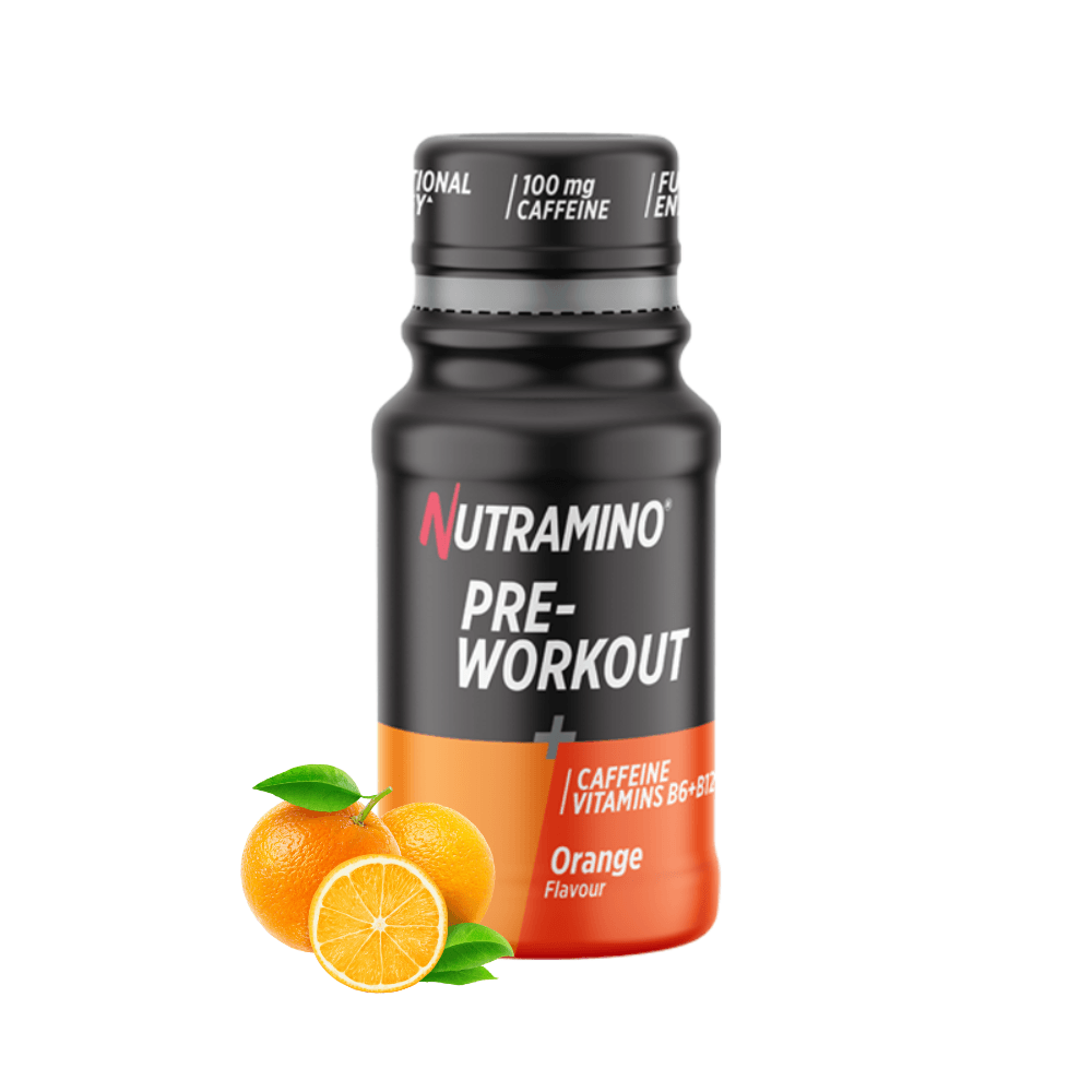 Brug Nutramino Pre-Workout Shot (60ml) - Orange til en forbedret oplevelse