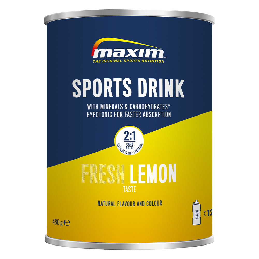 Brug Maxim Sports Drink - Fresh Lemon (480g) til en forbedret oplevelse