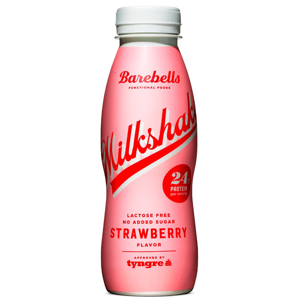 Brug Barebells Milkshake (330 ml) - Strawberry til en forbedret oplevelse