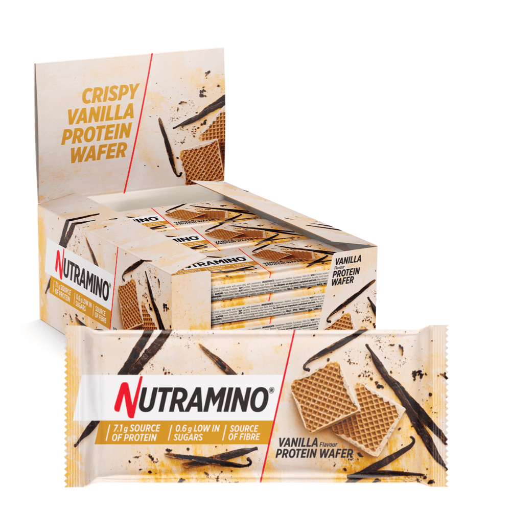 Se Nutramino Protein Wafer - Vanilla (12x39g) hos Muscle House