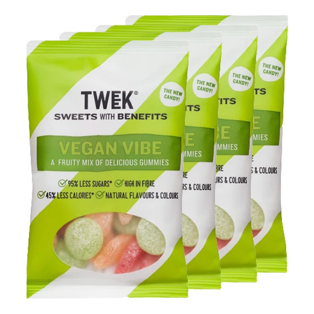 Brug TWEEK Candy (4x80g) - Vegan Vibe til en forbedret oplevelse