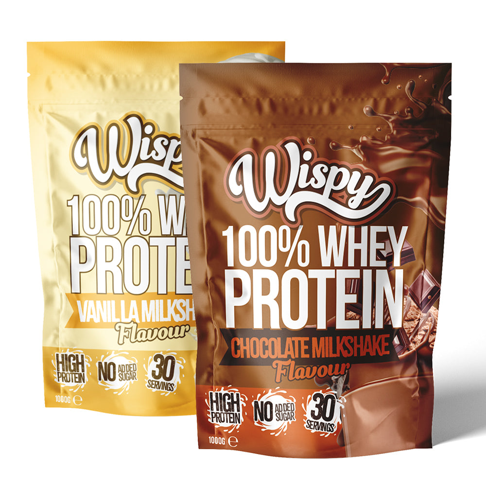 Brug Wispy Whey 100 (2x 1 kg) - Proteinpulver til en forbedret oplevelse