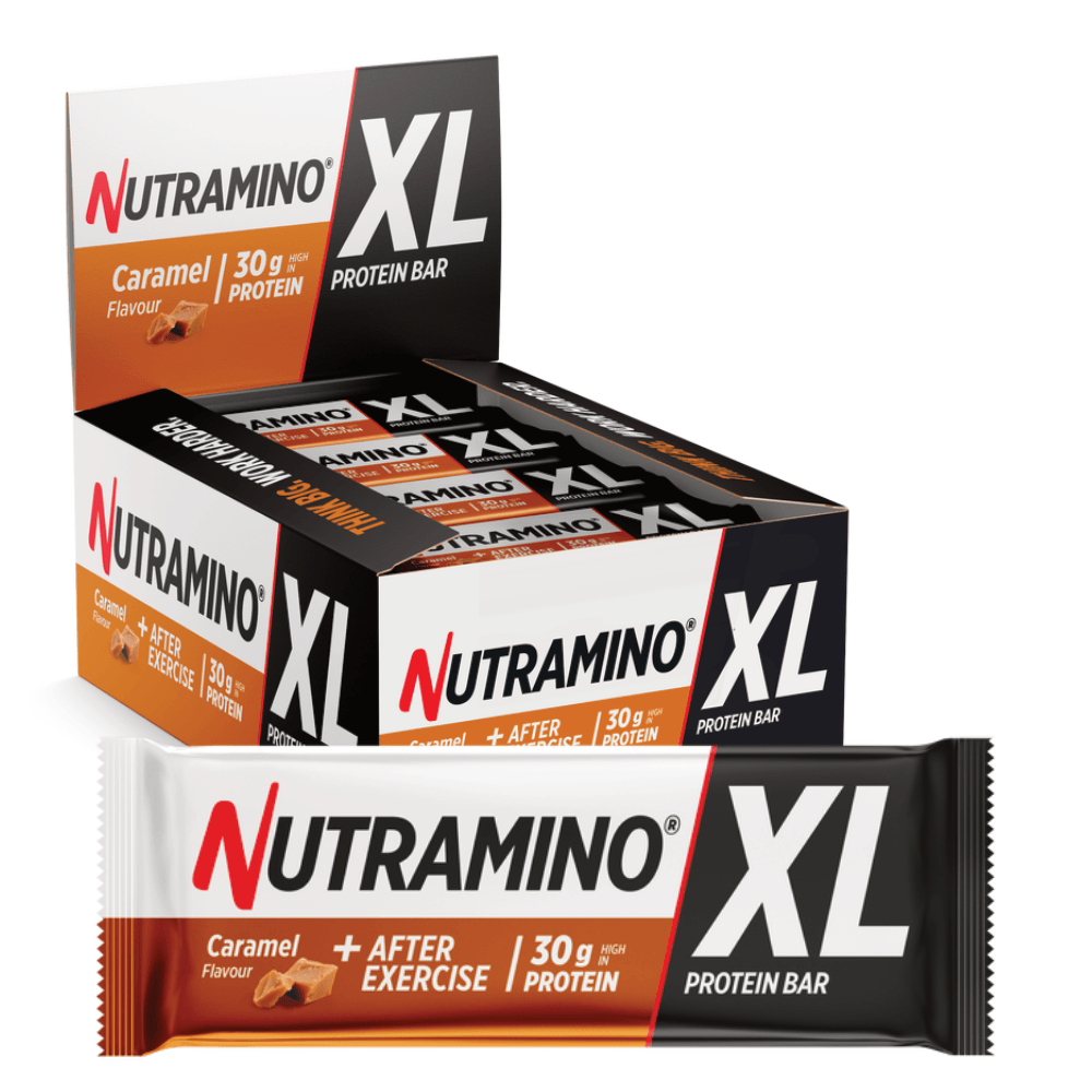 Billede af Nutramino XL Protein Bar - Caramel (16x82g)