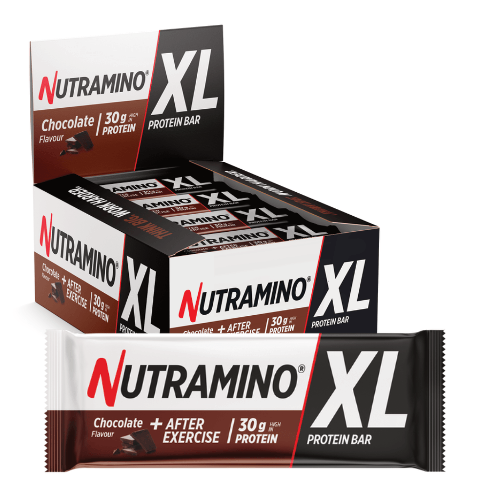 Billede af Nutramino XL Protein Bar - Chocolate (16x82g)