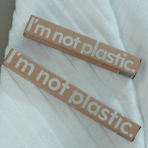 I'm not plastic. Toothbrush