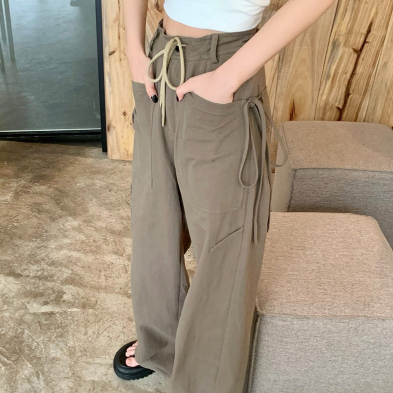 mp11128-Shirring Design Color Pants パンツ-