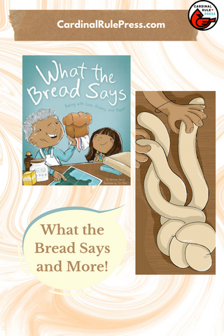What the Bread Says and More! Take a trip around the world with What the Bread Says by Vanessa Garcia. This wonderful children’s book takes children on a global adventure that explores world history and different traditions of the world, mainly baking traditions!