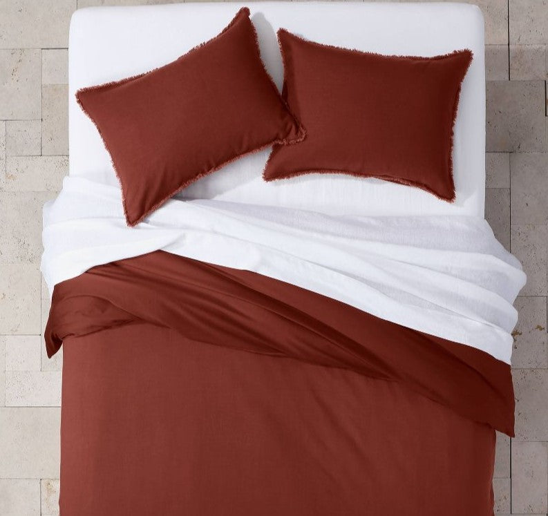 dark clay duvet cover