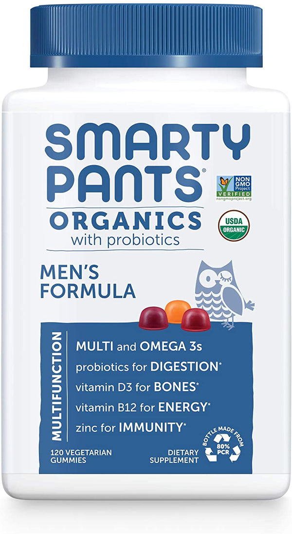 Amazoncom SmartyPants Organic Prenatal Vitamins Daily Gummy  Multivitamin Folate Probiotics Vitamins C D3 B12 K  Zinc for Immune  Support Digestive Health  Fetal Development 120 Gummies 30 Day Supply