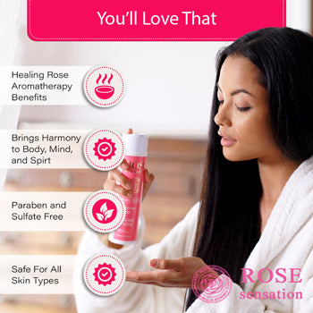 Natural body moisturizer-RoseSensation