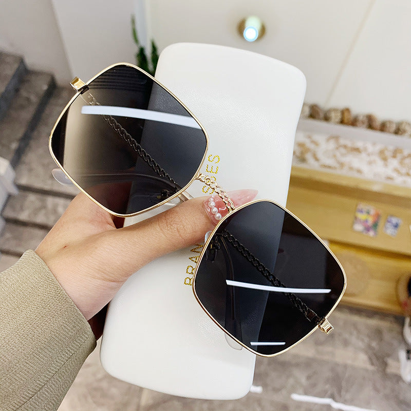 New Fashion Classic Oversize Sunglasses Brand Designer