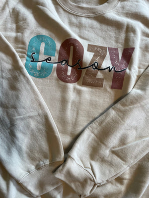 COZY SEASON CREWNECK SWEATSHIRT - Hickory Ridge Boutique 