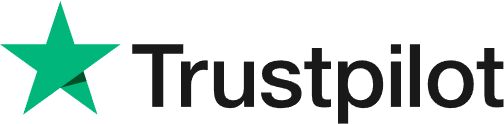 The image displays the Trustpilot logo with a green star.